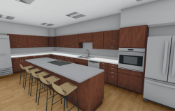 Kitchen and lab